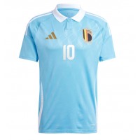 Belgicko Romelu Lukaku #10 Vonkajší futbalový dres ME 2024 Krátky Rukáv